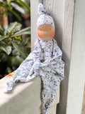 Knotted Dolls - Blue Ink Drops