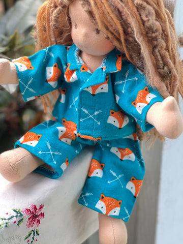 Little Forever Friend Flannel PJ's  - Funny Fox