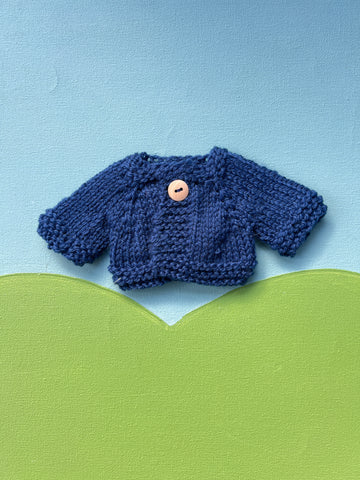 Picco/Little Buddy Knit Sweater - Navy Blue