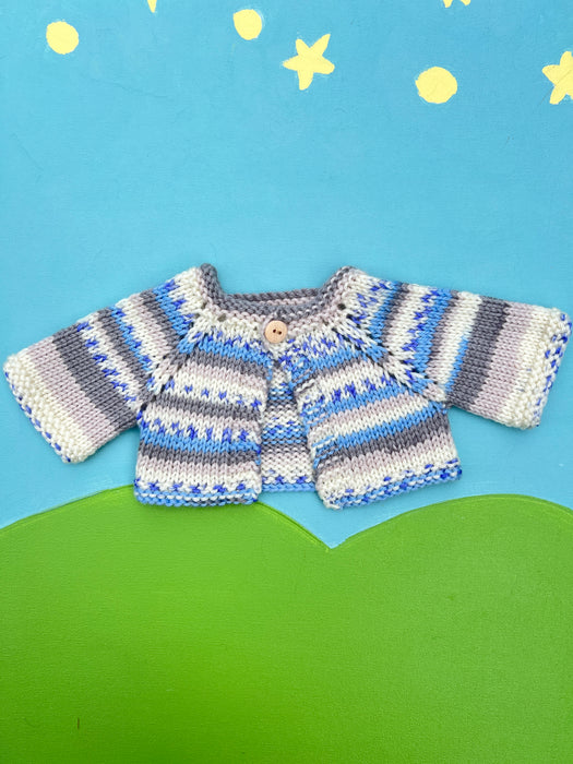 Classic/Sitting Friend Knit Sweater - Blue