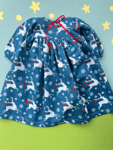 Forever Friend Flannel Nightgown - Flying Reindeer