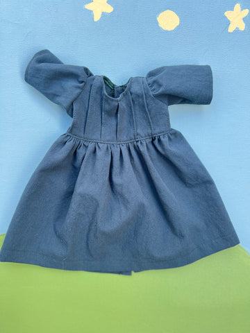 Little Friend Pin Tucked Dress - Blue