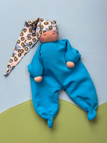 First Lovie - Happy Blue Flowers