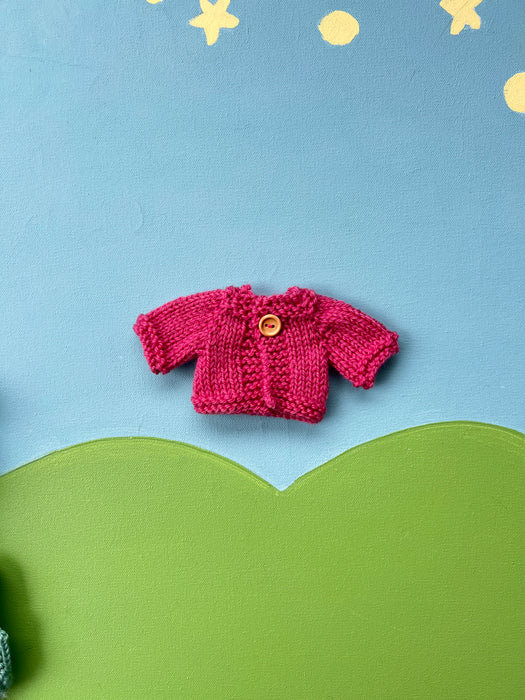 Picco/Little Buddy Knit Sweater - Dark Pink