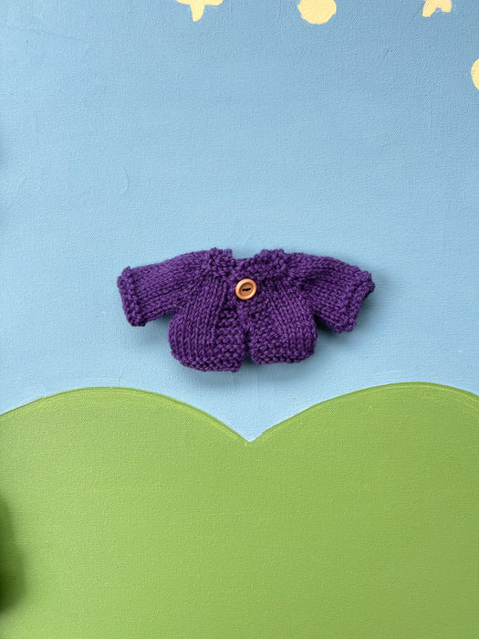 Picco/Little Buddy Knit Sweater - Purple