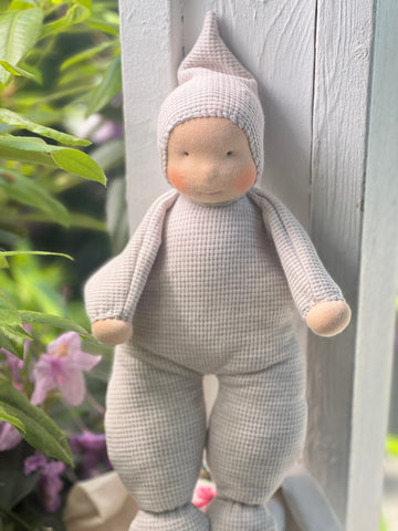 Little Snuggle Doll - Light Grey