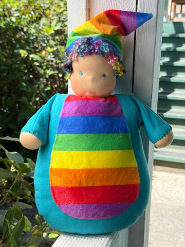 Snuggle Doll - Blue Pillow (sunkissed doll skin)