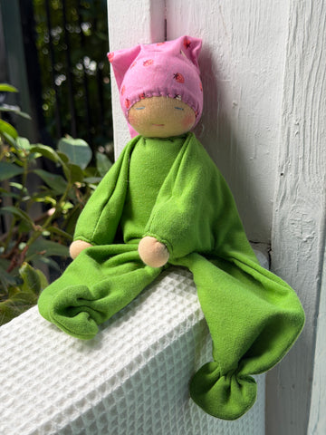 First Lovie - Green Strawberry Hat