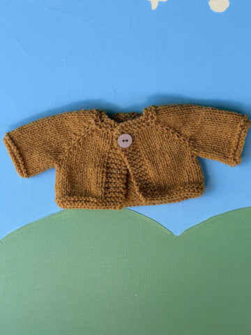 Classic/Sitting Friend Knit Sweater - Ochre
