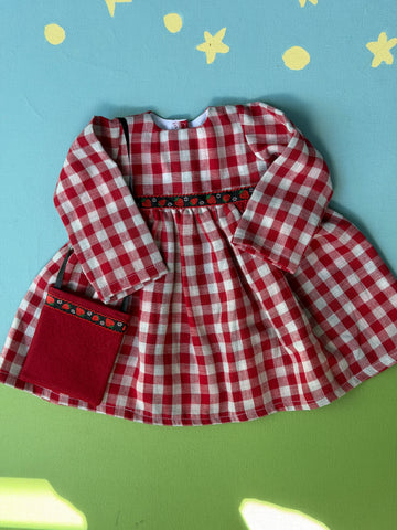 Forever Friend Dress - Red Plaid and Purse!