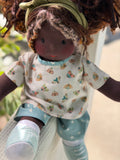 Sitting Friend - Lovetta (dark brown skin tone)