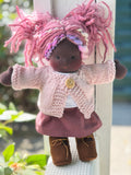 Little Buddy -  Peony (dark brown skin tone)