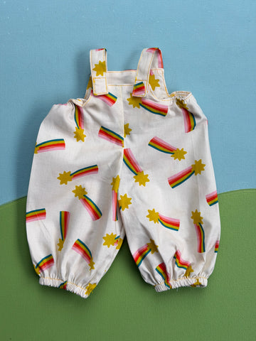 Classic/Sitting Friend Poof Overalls - Star Burst