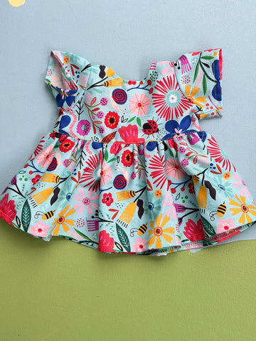 Classic/Sitting Friend Dress - Blue Celebration