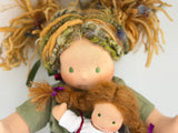 Sitting Friend and Child Hazel and Harriette (sunkissed)