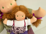 Sitting Friend and Child Hazel and Harriette (sunkissed)