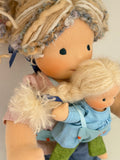 Sitting Friend and Child Chantelle and Chela(sunkissed)