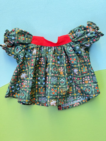Classic/Sitting Yoke Friend Dress Floral Patchwork