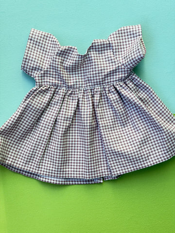 Classic/Sitting Friend Dress Purple Gingham