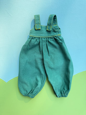 The 'Maxine'  Overalls Forest Green Twill