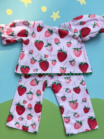 Forever Friend PJ's Strawberries PJ Set