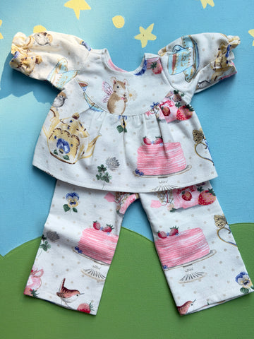 Forever Friend PJ's Sweet Tea Party PJ Set