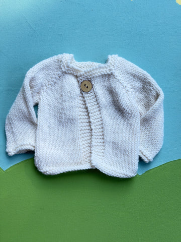 Forever Friend Knit Sweater White