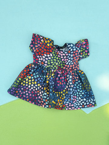 Little Buddy/Piccolina Dress - Rainbow Mosaic