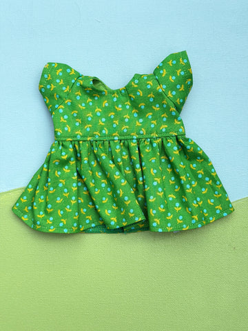 Piccolina/Little Buddy Dress - Green Floral