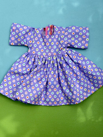 Little Friend Dress - Purple Dots
