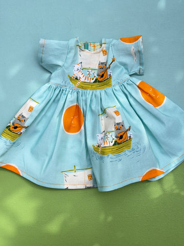 Little Friend Dress - Cat and the Owl