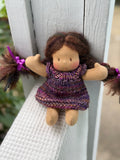 Mini Dolls and Carrier - 3 Sprout (mocha)