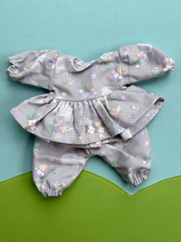 Little Buddy PJ's - Gentle Elephants (Grey)