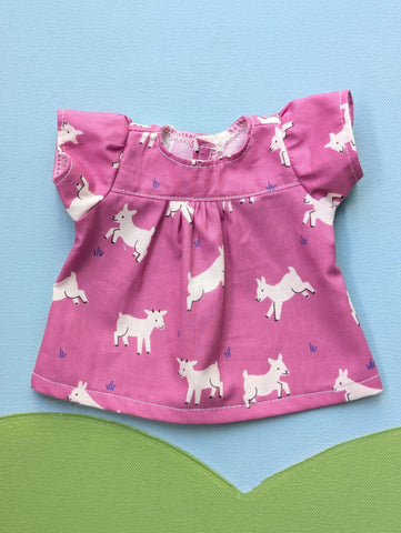 Cuddle Doll Dress - Little Lambs