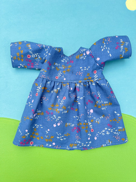 Little Friend Dress - Blue Floral
