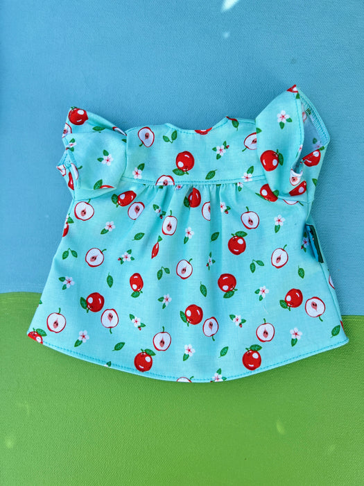 Cuddle Doll Dress - Apples