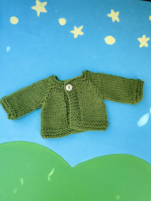 Classic/Sitting Friend Knit Sweater - Green