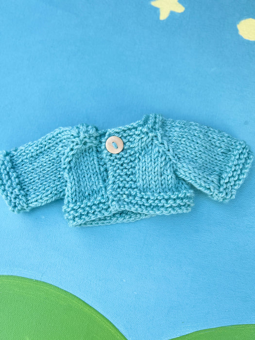 Little Buddy Knit Sweater - Teal